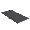 Stella Homewares Lowback Chair Cushions 4 pcs Melange Anthracite 100x50x4 cm Fabric