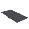Stella Homewares Lowback Chair Cushions 6 pcs Melange Anthracite 100x50x4 cm Fabric
