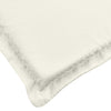 Stella Homewares Lowback Chair Cushions 4 pcs Melange Cream 100x50x4 cm Fabric