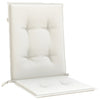 Stella Homewares Lowback Chair Cushions 6 pcs Melange Cream 100x50x4 cm Fabric