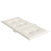 Stella Homewares Lowback Chair Cushions 6 pcs Melange Cream 100x50x4 cm Fabric