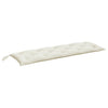 Stella Homewares Garden Bench Cushion Melange Cream 150x50x7 cm Fabric