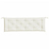 Stella Homewares Garden Bench Cushion Melange Cream 150x50x7 cm Fabric