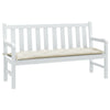 Stella Homewares Garden Bench Cushion Melange Cream 150x50x7 cm Fabric