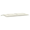 Stella Homewares Garden Bench Cushions 2 pcs Melange Cream 100x50x7 cm Fabric