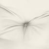 Stella Homewares Garden Bench Cushions 2 pcs Melange Cream 100x50x7 cm Fabric