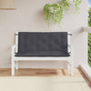 Stella Homewares Garden Bench Cushions 2 pcs Melange Anthracite 120x50x7 cm Fabric