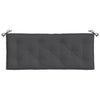 Stella Homewares Garden Bench Cushions 2 pcs Melange Anthracite 120x50x7 cm Fabric