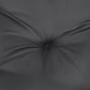 Stella Homewares Garden Bench Cushions 2 pcs Melange Anthracite 120x50x7 cm Fabric