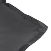Stella Homewares Garden Bench Cushions 2 pcs Melange Anthracite 120x50x7 cm Fabric