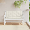 Stella Homewares Garden Bench Cushions 2 pcs Melange Cream 120x50x7 cm Fabric