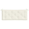 Stella Homewares Garden Bench Cushions 2 pcs Melange Cream 120x50x7 cm Fabric
