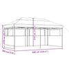 Stella Homewares Foldable Party Tent Pop-Up with 3 Sidewalls Beige