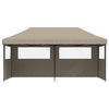 Stella Homewares Foldable Party Tent Pop-Up with 3 Sidewalls Taupe