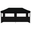 Stella Homewares Foldable Party Tent Pop-Up with 3 Sidewalls Black