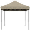 Stella Homewares Foldable Party Tent Pop-Up Taupe 440x292x315 cm
