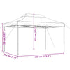Stella Homewares Foldable Party Tent Pop-Up Taupe 440x292x315 cm