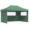 Stella Homewares Foldable Party Tent Pop-Up with 3 Sidewalls Green
