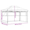 Stella Homewares Foldable Party Tent Pop-Up with 3 Sidewalls Green
