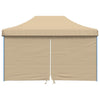 Stella Homewares Foldable Party Tent Pop-Up with 4 Sidewalls Beige