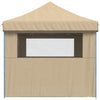 Stella Homewares Foldable Party Tent Pop-Up with 4 Sidewalls Beige