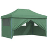 Stella Homewares Foldable Party Tent Pop-Up with 4 Sidewalls Green