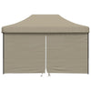 Stella Homewares Foldable Party Tent Pop-Up with 4 Sidewalls Taupe
