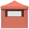 Stella Homewares Foldable Party Tent Pop-Up with 4 Sidewalls Terracotta