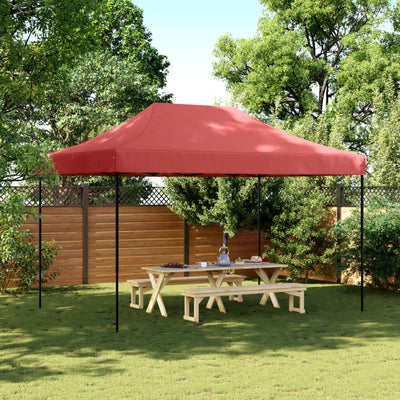 Stella Homewares Foldable Party Tent Pop-Up Burgundy 410x279x315 cm