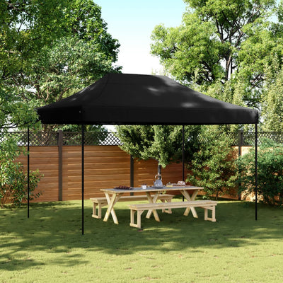 Stella Homewares Foldable Party Tent Pop-Up Black 410x279x315 cm