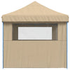 Stella Homewares Foldable Party Tent Pop-Up with 3 Sidewalls Beige
