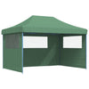 Stella Homewares Foldable Party Tent Pop-Up with 3 Sidewalls Green
