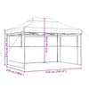 Stella Homewares Foldable Party Tent Pop-Up with 3 Sidewalls Green