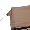 Stella Homewares Foldable Party Tent Pop-Up with 3 Sidewalls Brown