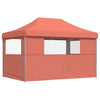 Stella Homewares Foldable Party Tent Pop-Up with 3 Sidewalls Terracotta