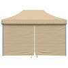 Stella Homewares Foldable Party Tent Pop-Up with 4 Sidewalls Beige