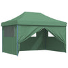 Stella Homewares Foldable Party Tent Pop-Up with 4 Sidewalls Green