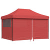 Stella Homewares Foldable Party Tent Pop-Up with 4 Sidewalls Burgundy