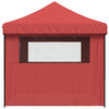 Stella Homewares Foldable Party Tent Pop-Up with 4 Sidewalls Burgundy