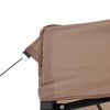 Stella Homewares Foldable Party Tent Pop-Up with 4 Sidewalls Brown