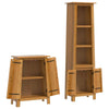 Stella Homewares 2 Piece Bathroom Furniture Set Solid Wood Pine