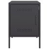 Stella Homewares Bedside Cabinets 2 pcs Black 36x39x50.5 cm Steel