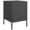 Stella Homewares Bedside Cabinets 2 pcs Black 36x39x50.5 cm Steel