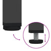 Stella Homewares Bedside Cabinets 2 pcs Black 36x39x50.5 cm Steel