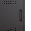 Stella Homewares Bedside Cabinets 2 pcs Black 36x39x50.5 cm Steel