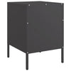 Stella Homewares Bedside Cabinets 2 pcs Black 36x39x50.5 cm Steel