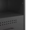 Stella Homewares Bedside Cabinets 2 pcs Black 36x39x50.5 cm Steel