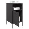 Stella Homewares Bedside Cabinets 2 pcs Black 36x39x68 cm Steel