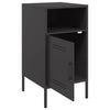 Stella Homewares Bedside Cabinets 2 pcs Black 36x39x68 cm Steel