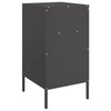 Stella Homewares Bedside Cabinets 2 pcs Black 36x39x68 cm Steel